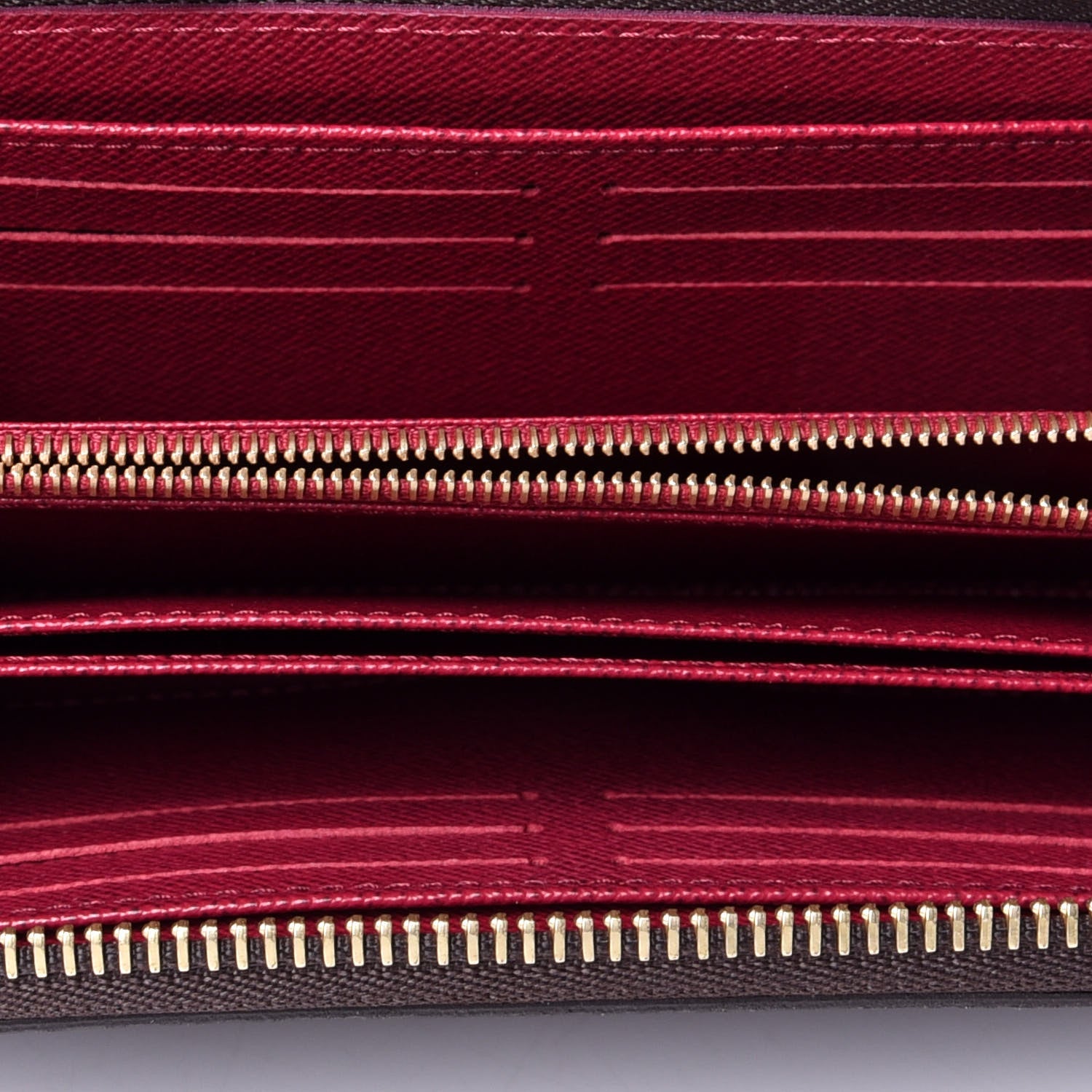 Louis Vuitton Monogram Zippy Wallet Fuchsia 4 of 5