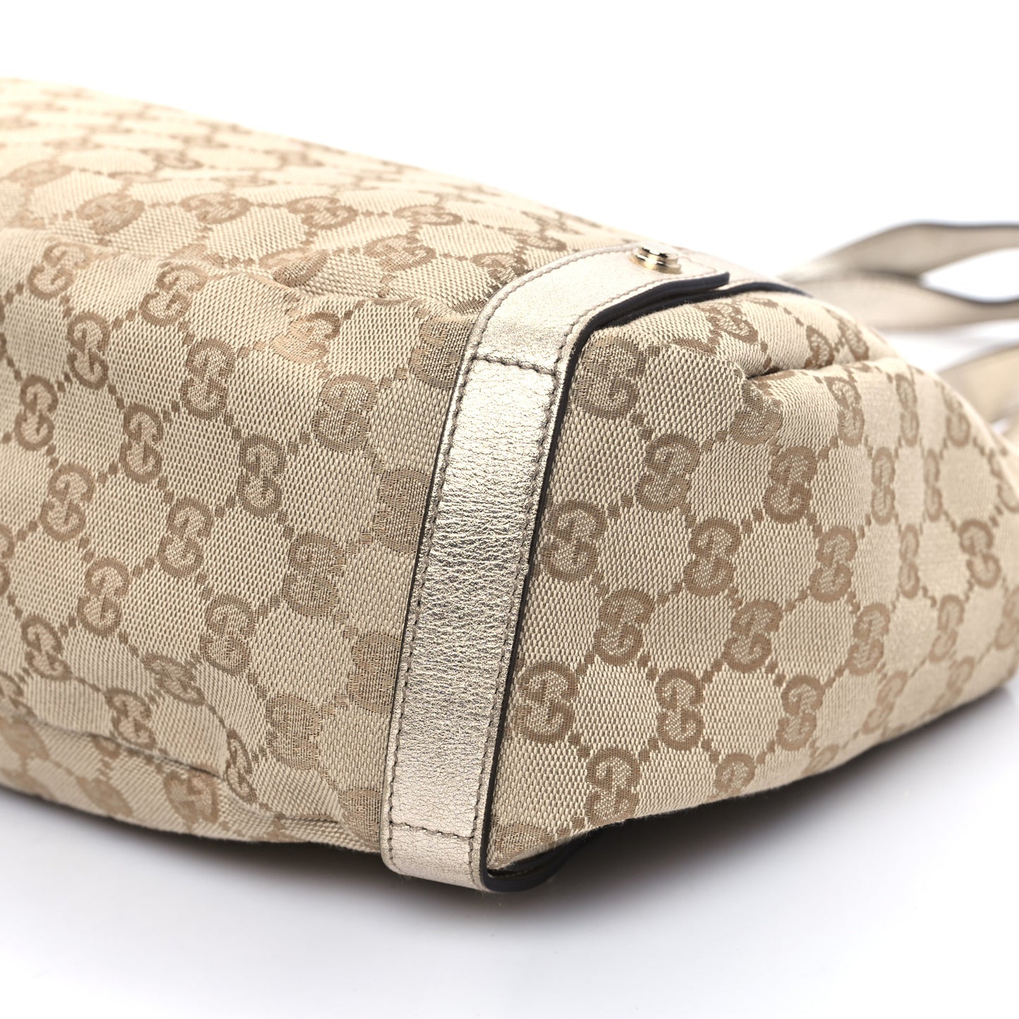 Monogram Medium Abbey Shoulder Bag Gold