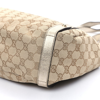 Gucci Monogram Medium Abbey Shoulder Bag Gold 10 of 11