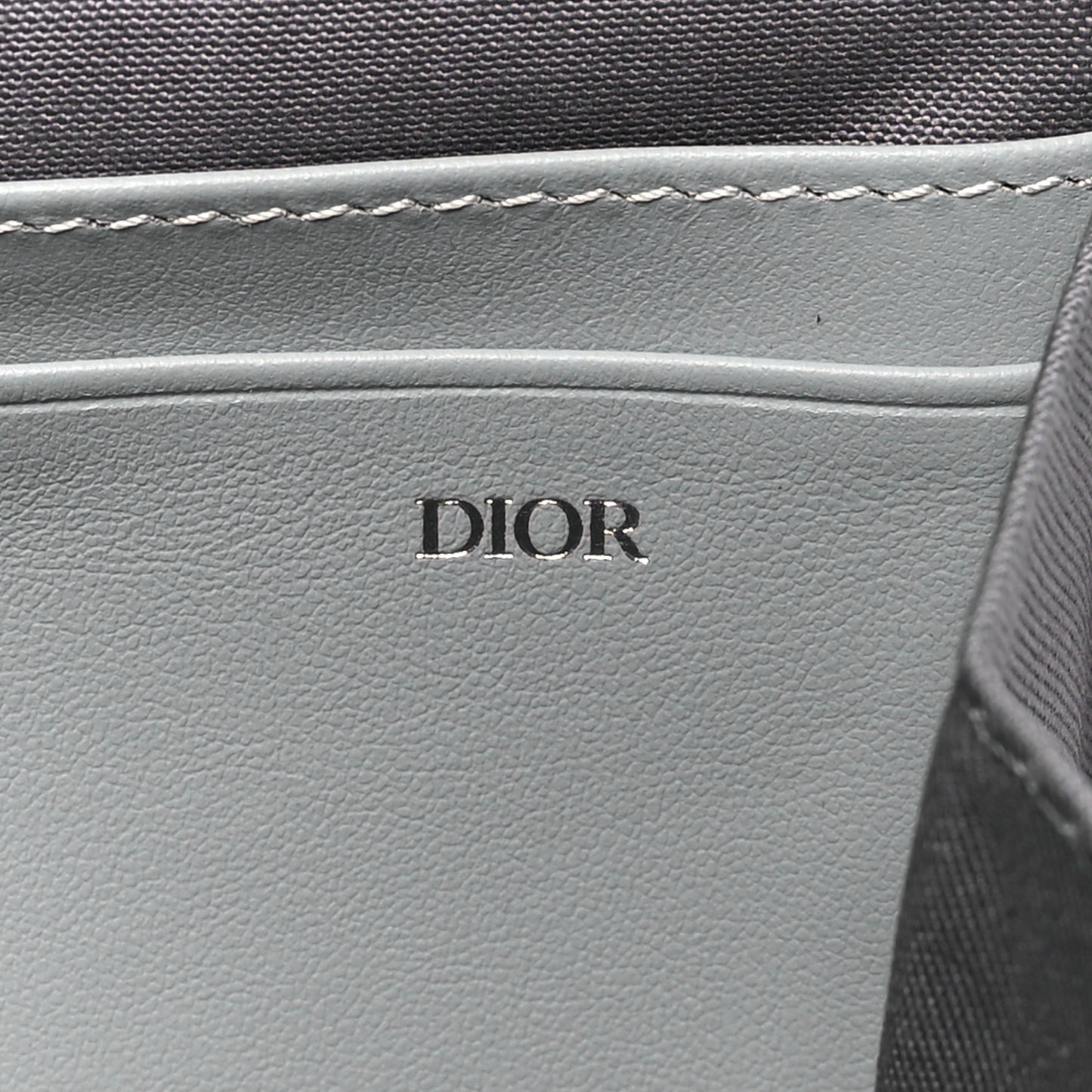 Coated Canvas CD Diamond Messenger Pouch Grey