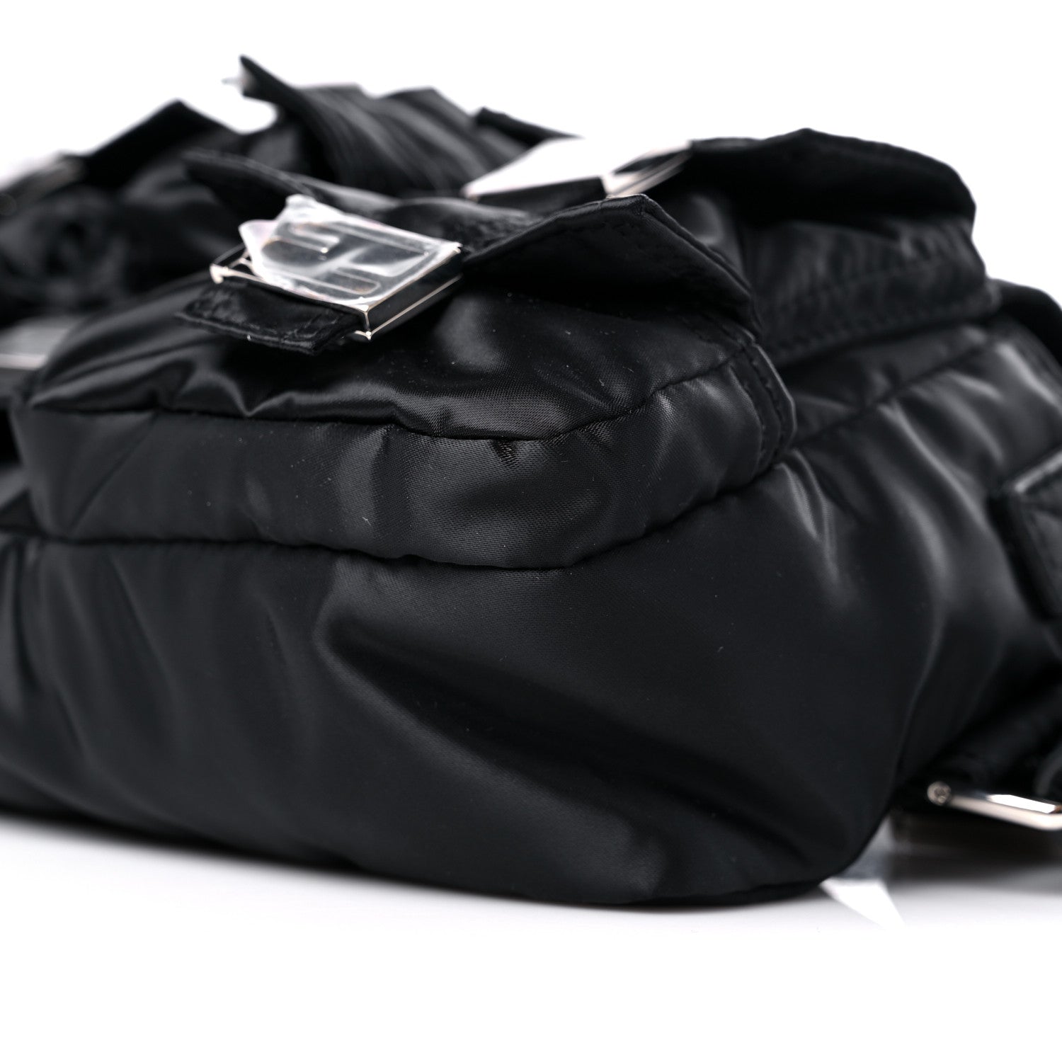 Fendi Econyl Cuoio Romano Multipocket Baguette Black 9 of 9