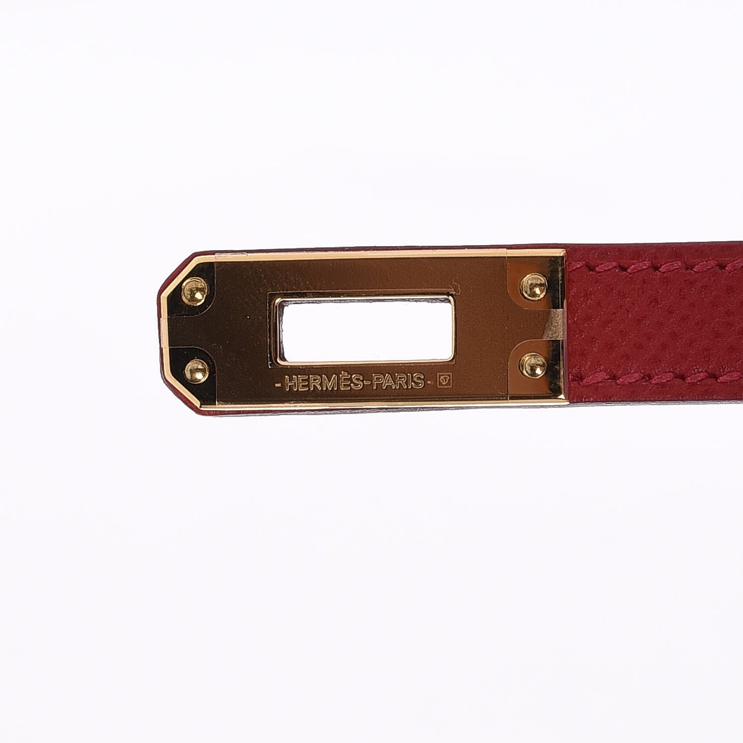 Hermes Epsom Kelly Sellier 25 Rouge Casaque 19 of 31