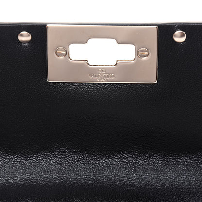 Valentino Garavani Lambskin Small Rockstud Spike Shoulder Bag Black 7 of 10