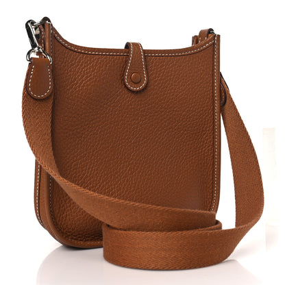 Hermes Taurillon Clemence Evelyne TPM Gold 3 of 11