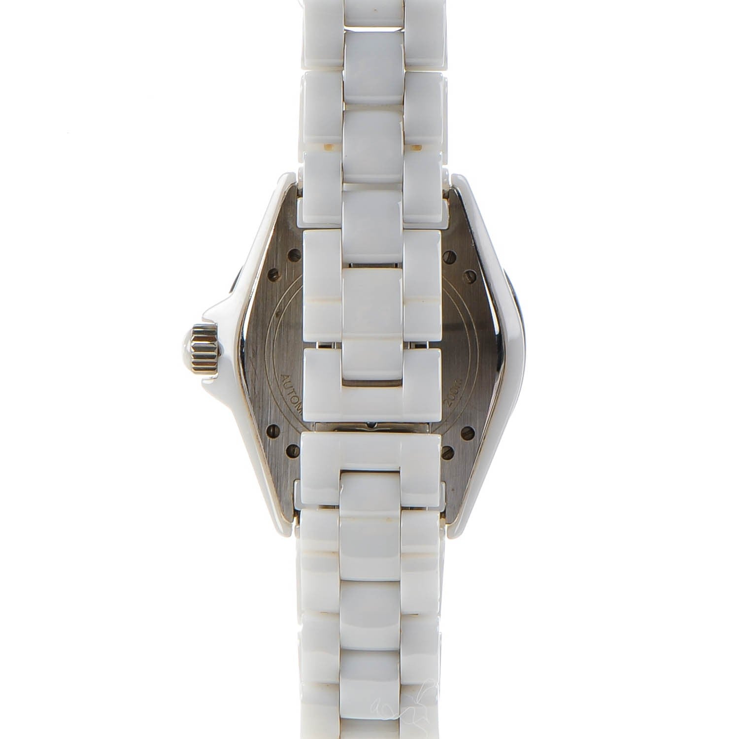 Chanel Stainless Steel Ceramic 38mm J12 Automatic Watch White 3 of 5