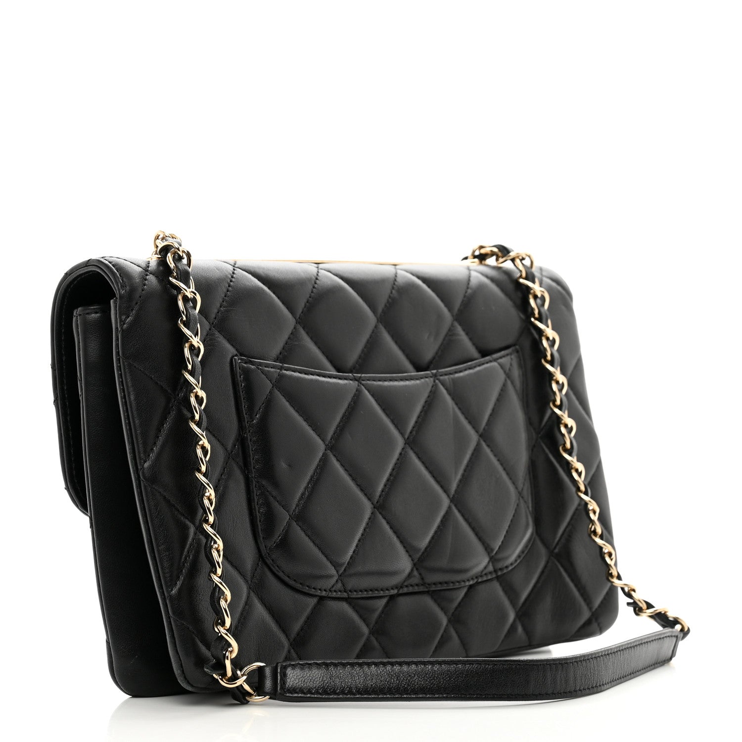 Chanel Lambskin Quilted Medium Trendy CC Flap Black 3 of 10