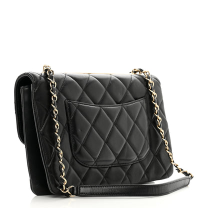 Chanel Lambskin Quilted Medium Trendy CC Flap Black 3 of 10