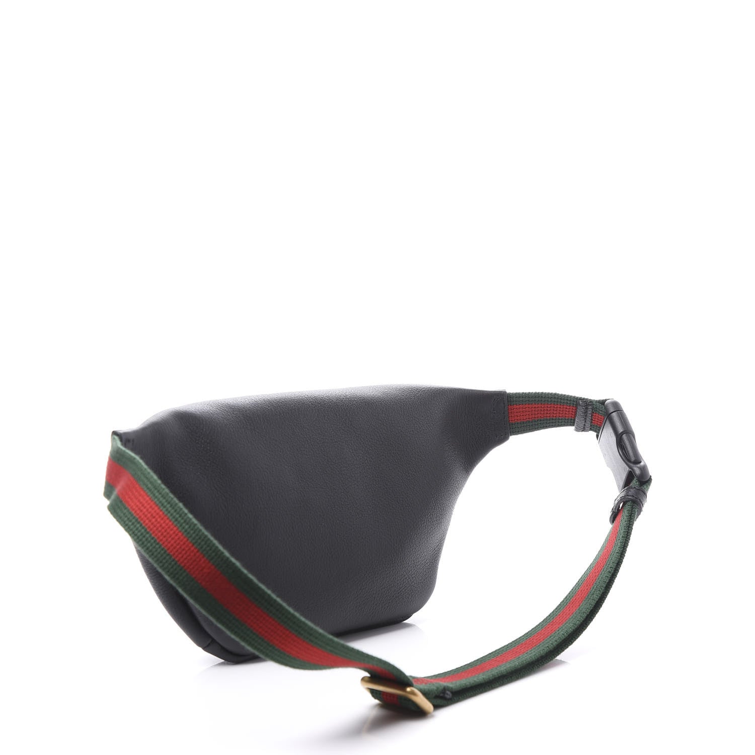 Gucci Grained Calfskin Small Logo Belt Bag Black 2 of 9