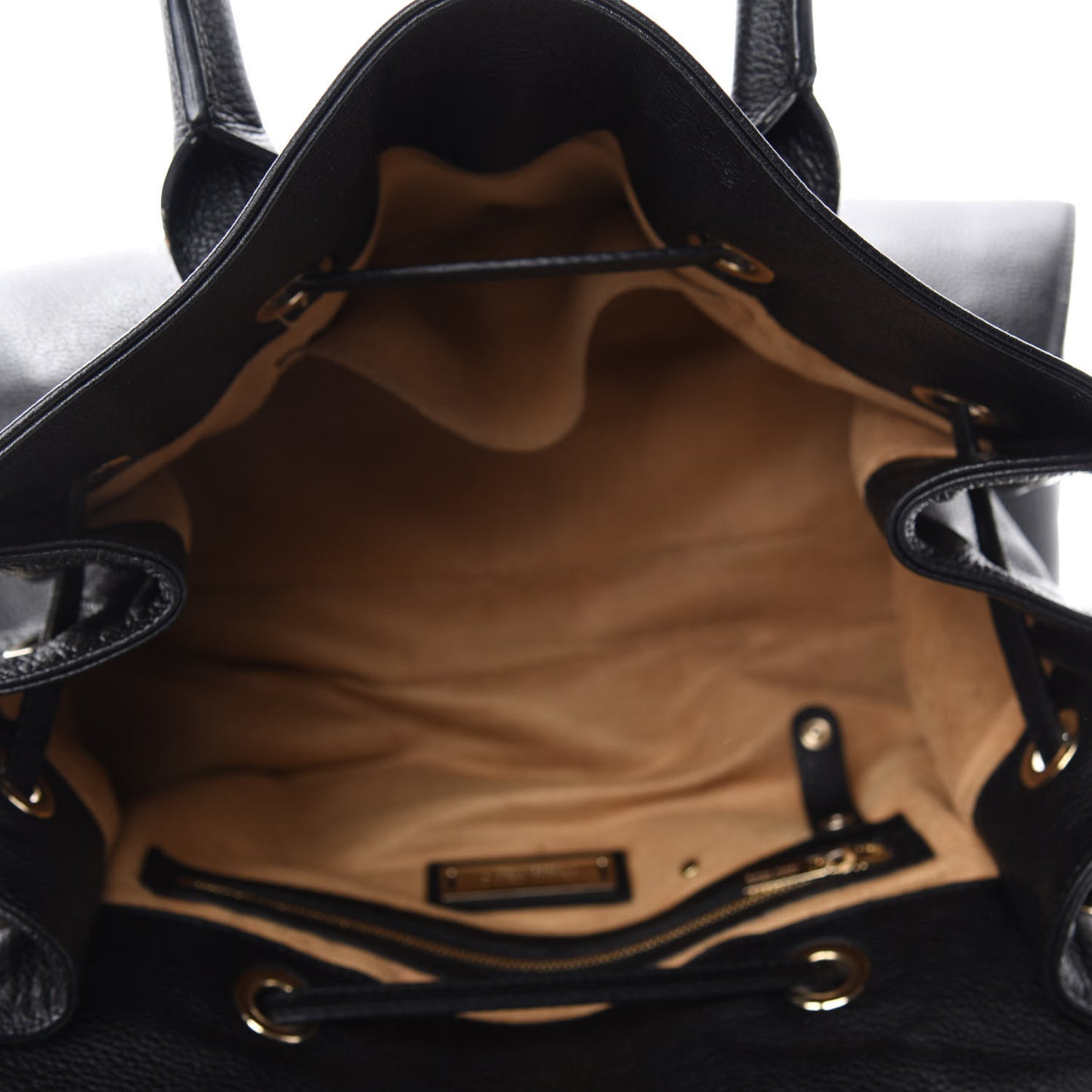 Calfskin Large Rosalie Satchel Black