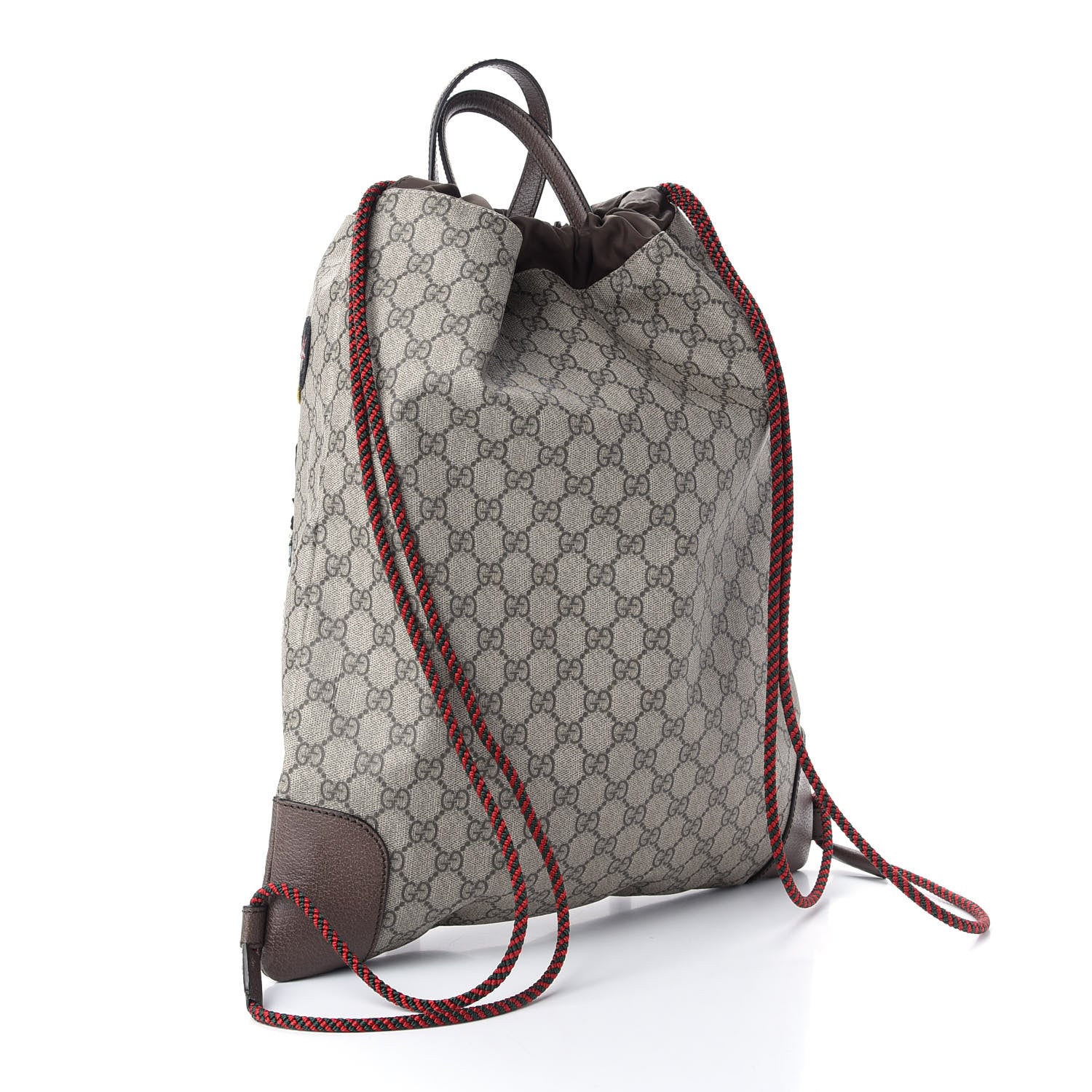 Gucci Soft GG Supreme Monogram Courrier Drawstring Backpack 3 of 9