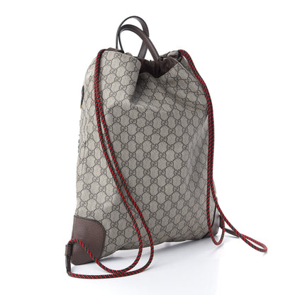 Gucci Soft GG Supreme Monogram Courrier Drawstring Backpack 3 of 9
