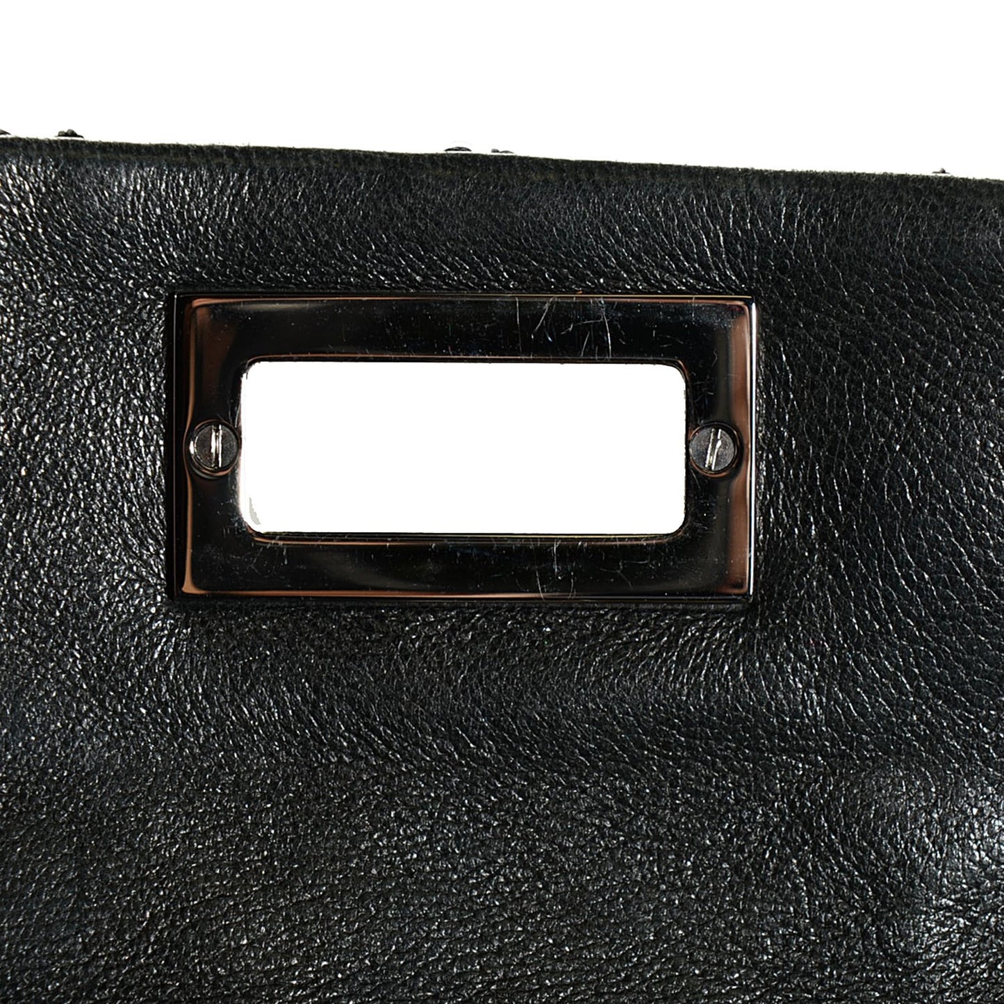Lambskin Quilted Mademoiselle Clutch Black