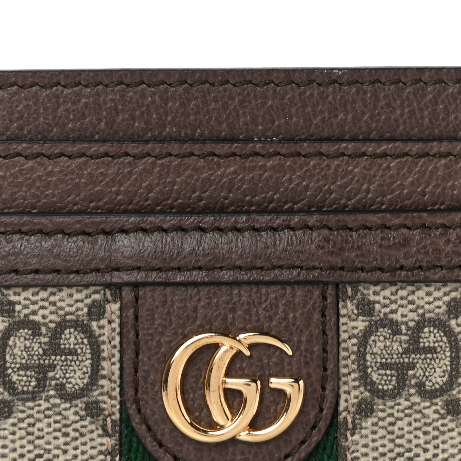 Gucci GG Supreme Monogram Ophidia Card Holder Brown 7 of 11