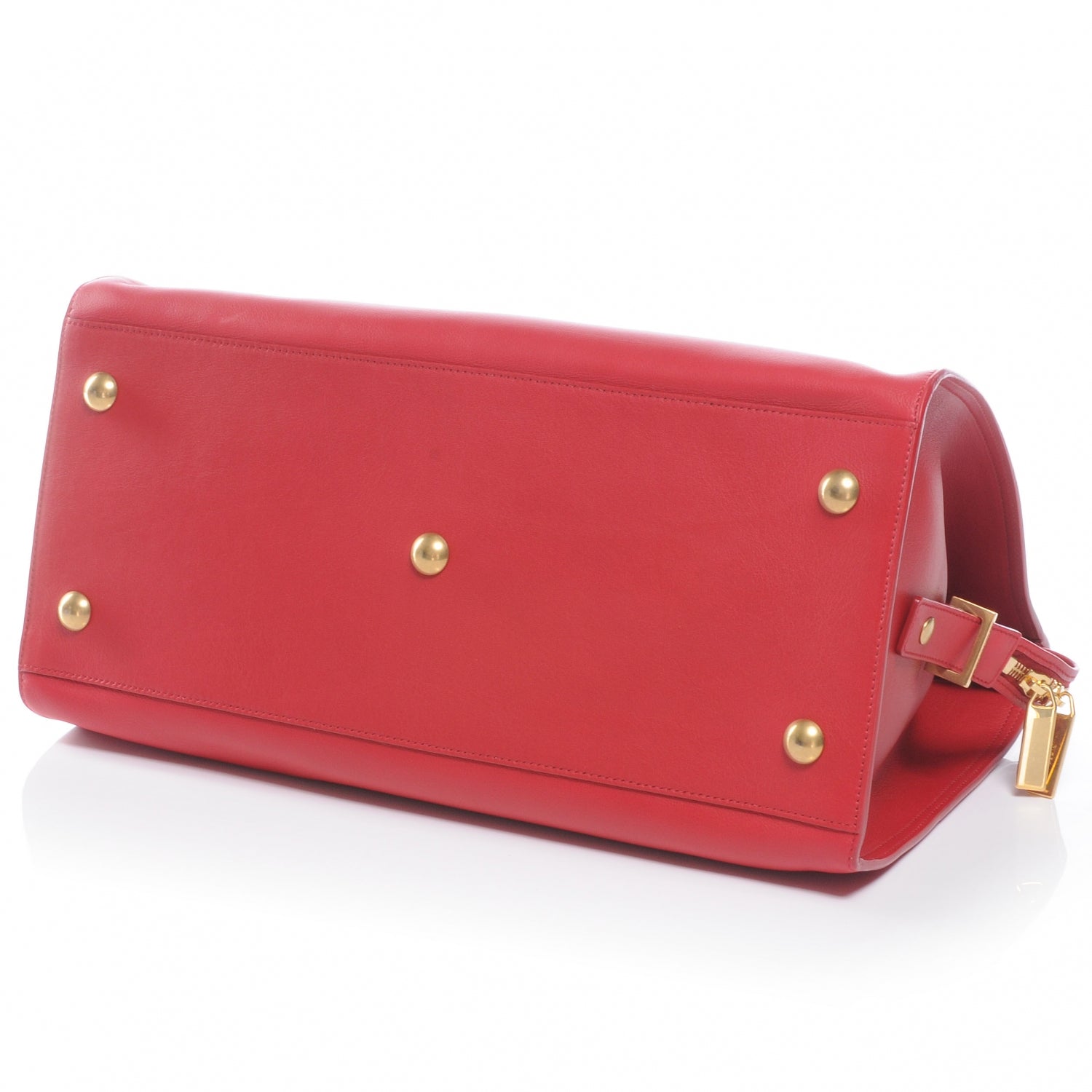 Saint Laurent Calfskin Classic Y Top Handle Bag Red 4 of 7