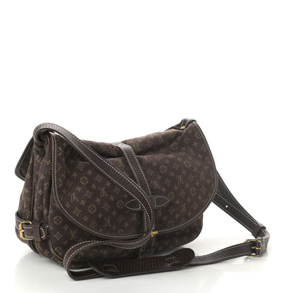 Louis Vuitton Monogram Mini Lin Saumur Ebene 3 of 9