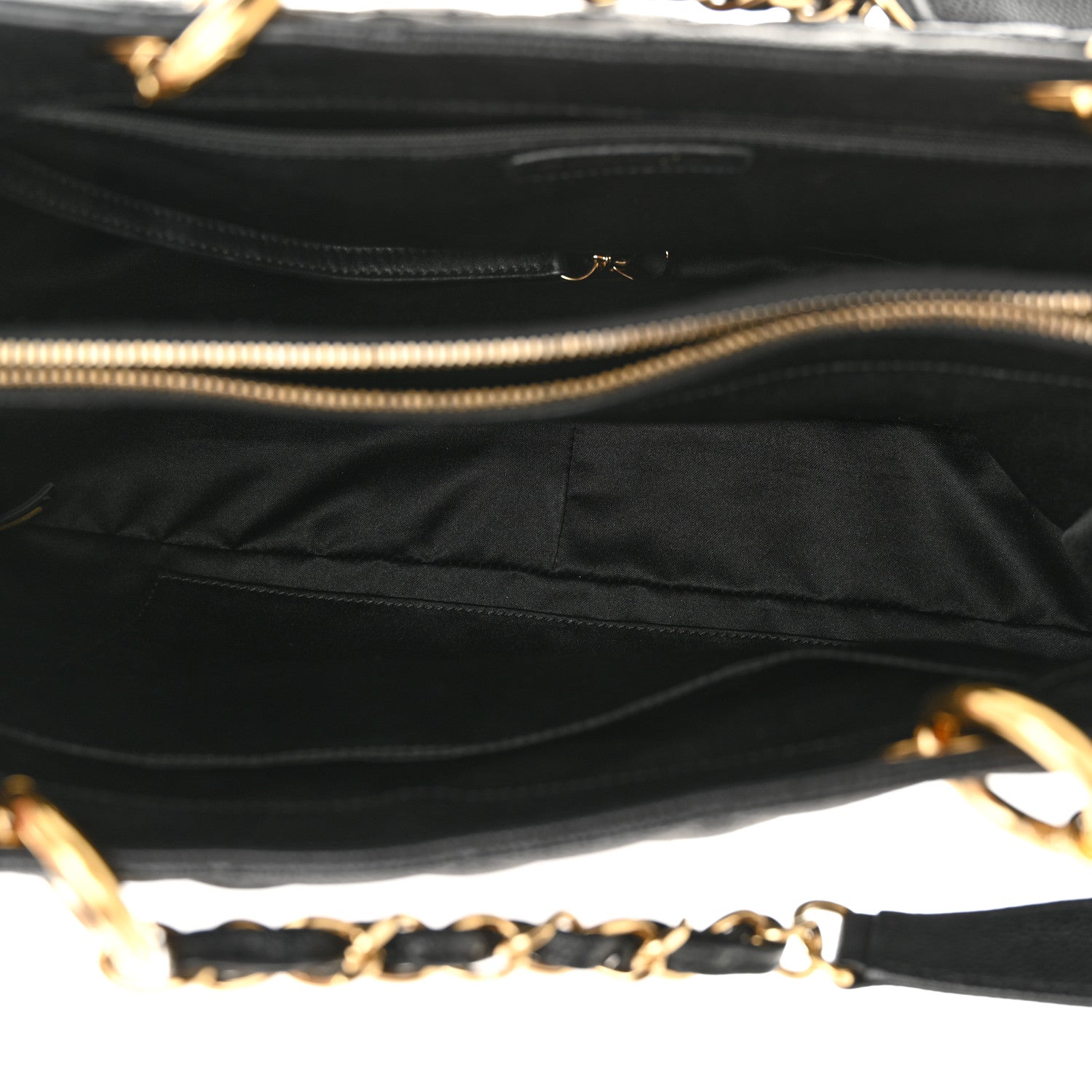 Chanel Caviar Quilted Grand Shopping Tote GST Black 5 of 12