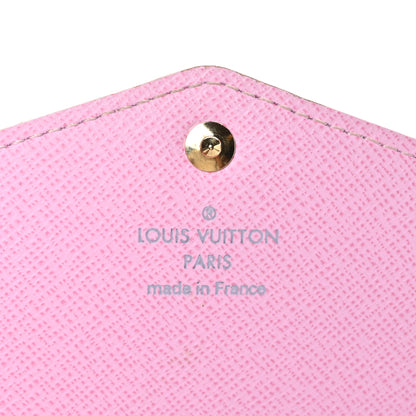 Louis Vuitton Monogram Multicolor Sarah Wallet NM White Litchi 6 of 8