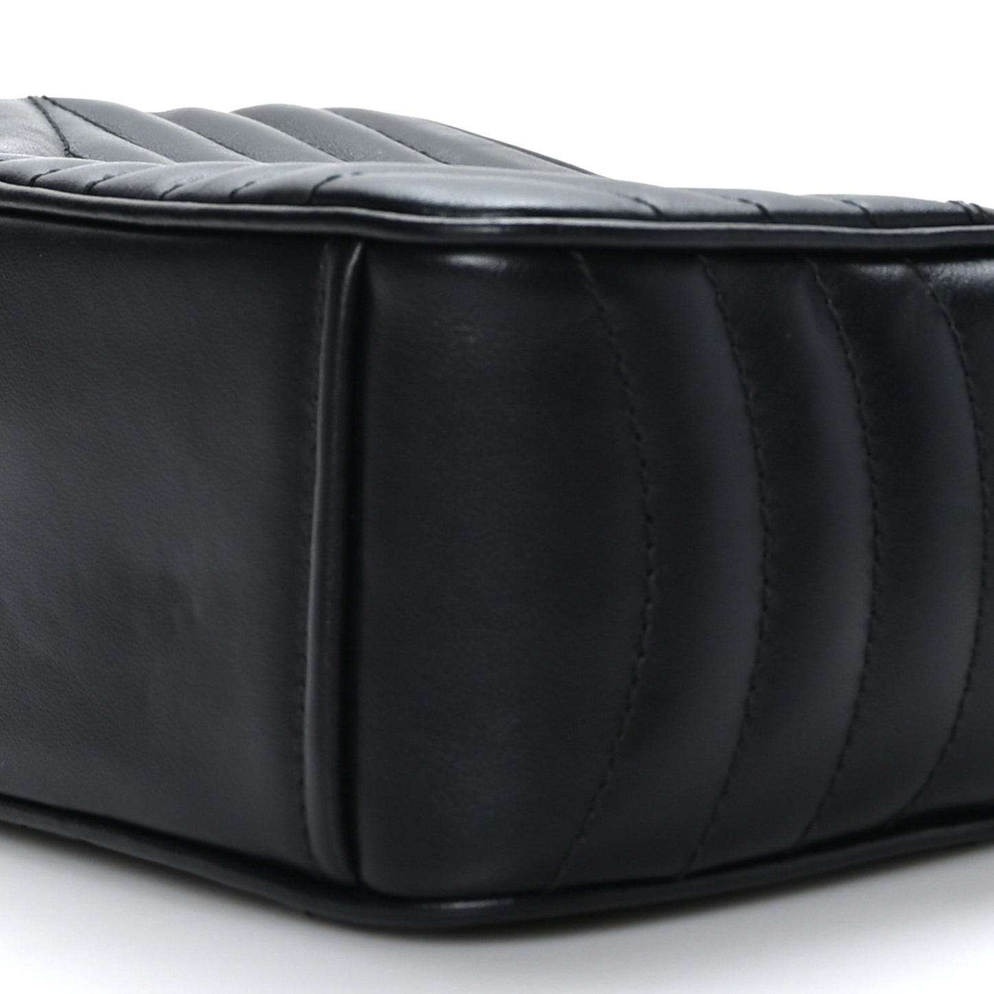 Soft Calfskin Diagramme Camera Bag Black