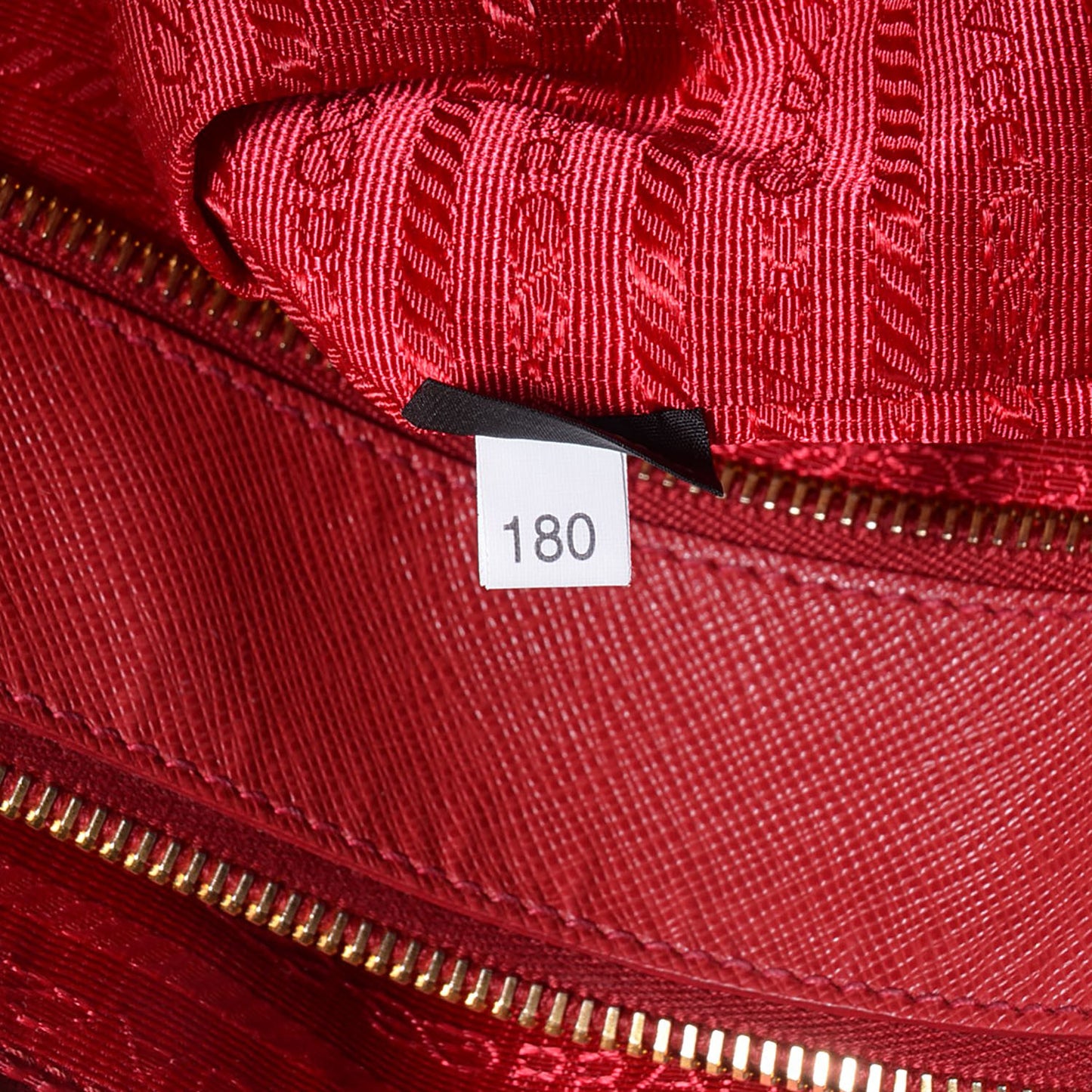 Saffiano Lux Large Double Zip Tote Fuoco