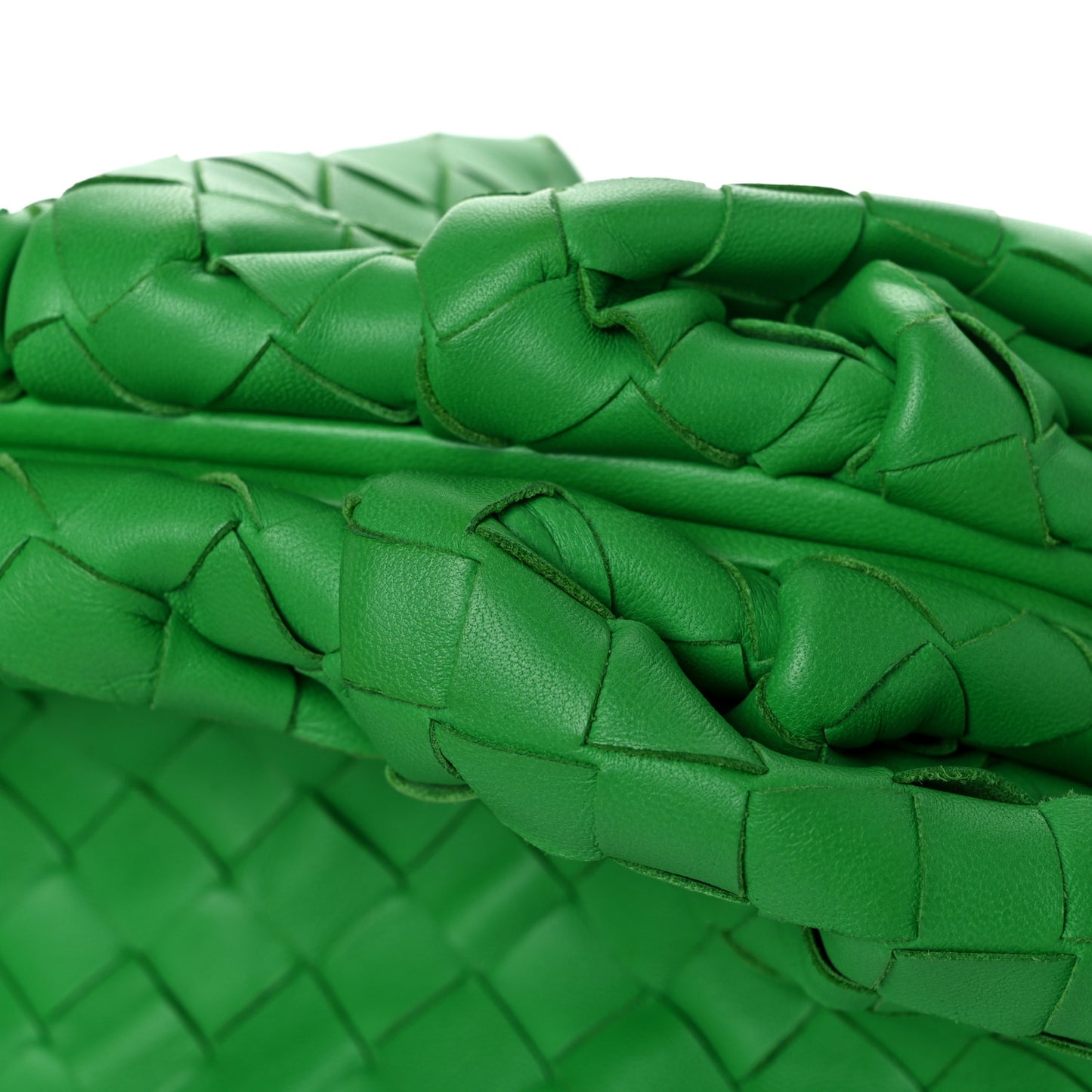 Nappa Maxi Intrecciato The Pouch Oversized Clutch Parakeet