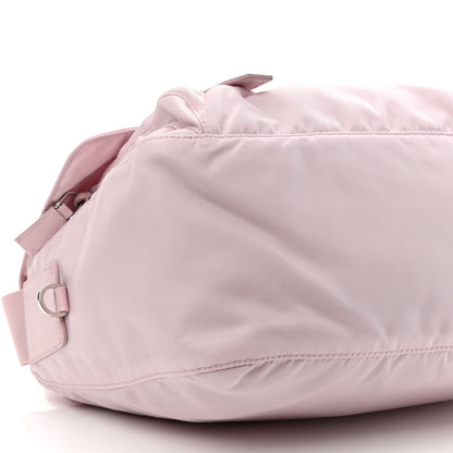 Prada Re-Nylon Vela Saffiano Pocket Double Buckle Messenger Shoulder Bag Alabastro 10 of 11