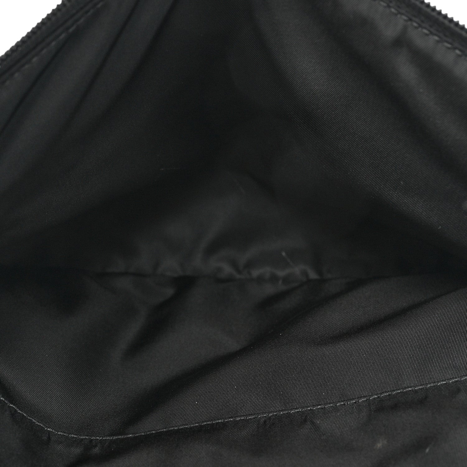 Prada Tessuto Nylon Saffiano Vela Messenger Bag Black 6 of 11