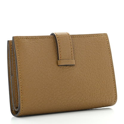 Hermes Chevre Mysore Mini Bearn Wallet Kraft 3 of 8