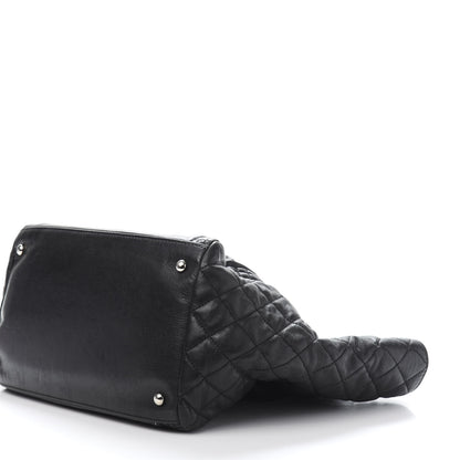 Chanel Calfskin Coco Bengal Tote Black 11 of 13