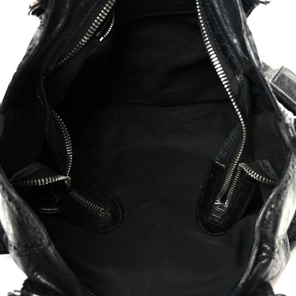 Balenciaga Agneau Giant Brogues Hardware City Black 6 of 11