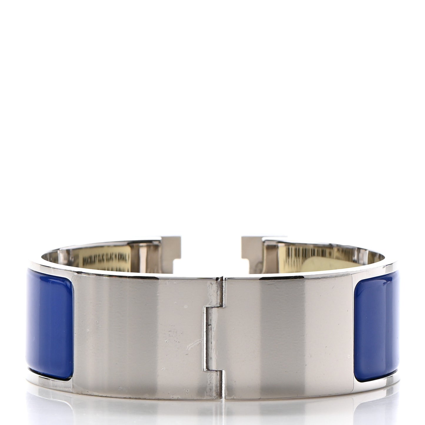 Enamel Wide Clic Clac H Bracelet PM Bleu Royal