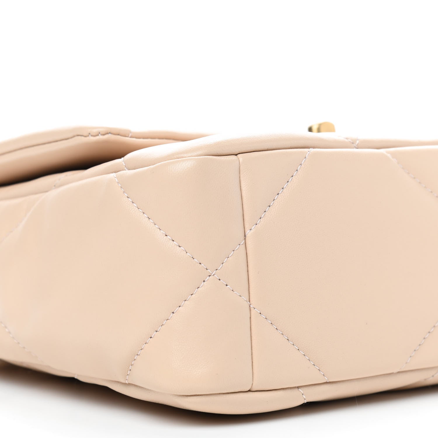 Chanel Lambskin Quilted Medium Chanel 19 Flap Beige 7 of 8