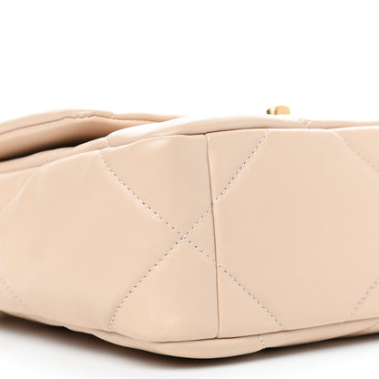 Chanel Lambskin Quilted Medium Chanel 19 Flap Beige 7 of 8
