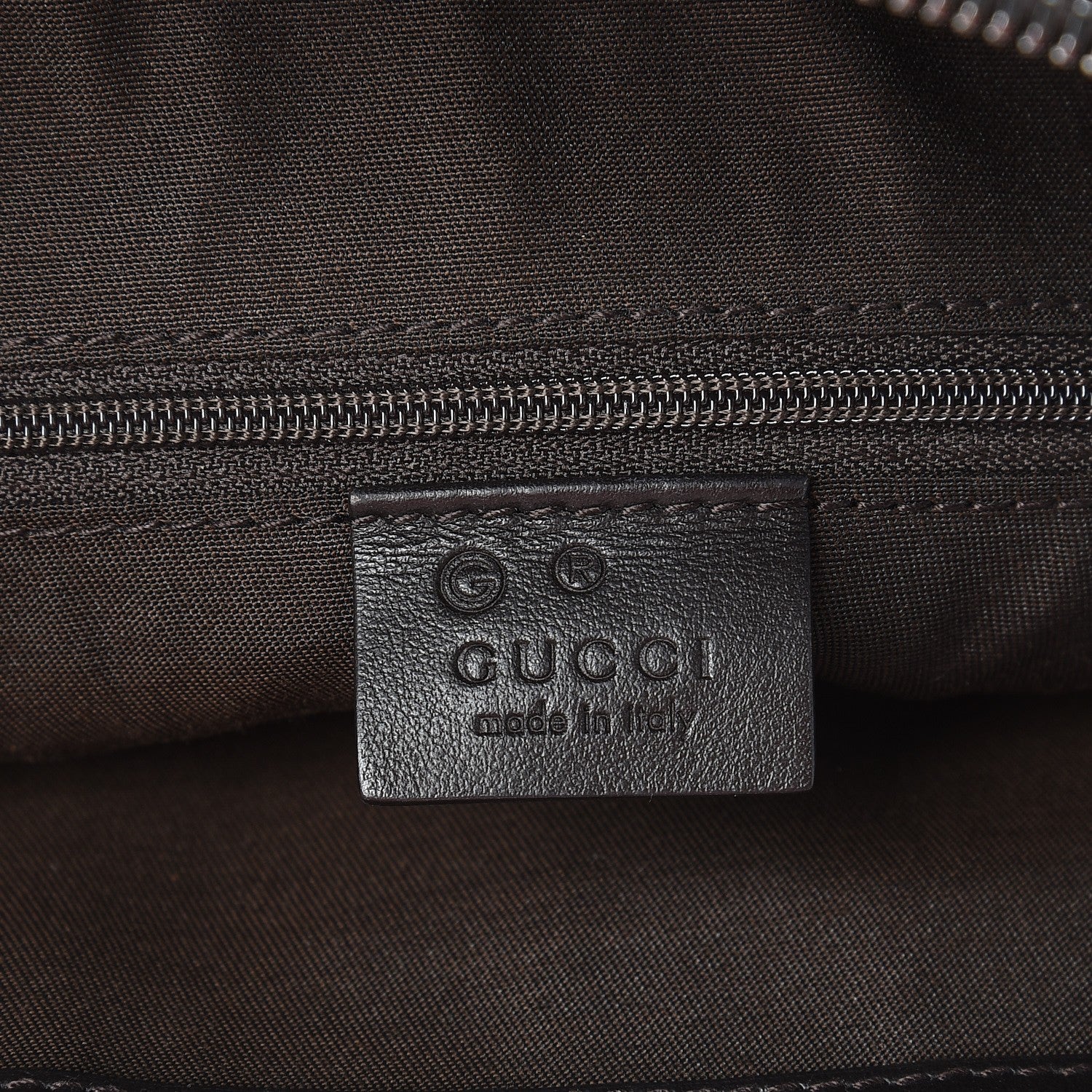 Gucci Guccissima Large GG Charm Convertible Dome Satchel Dark Brown 5 of 11