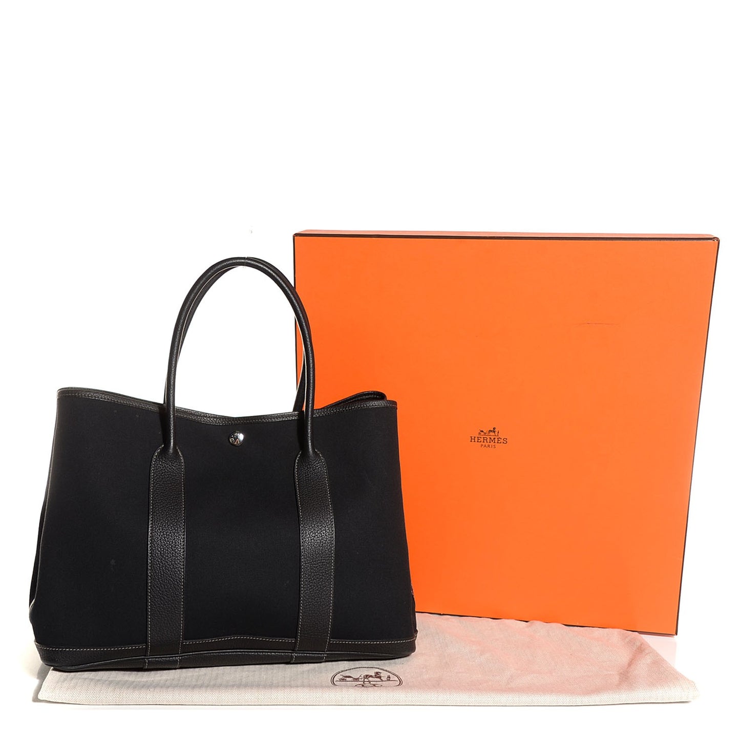 Toile Negonda Garden Party Tote 36 MM Black