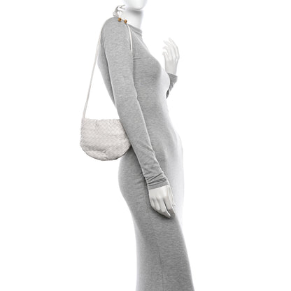 Bottega Veneta Nappa Intrecciato Mini Bulb White 2 of 10