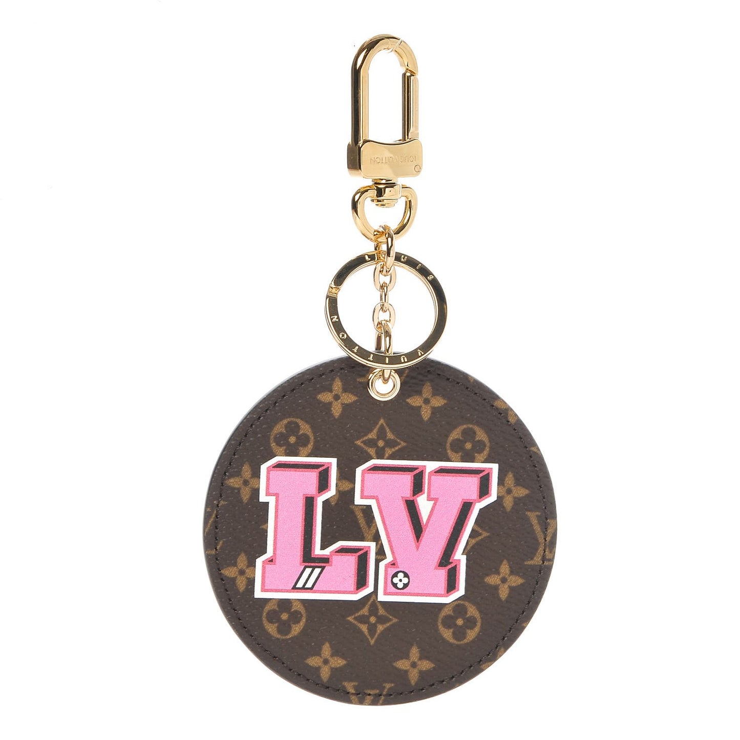 Monogram Stories Bag Charm Key Holder