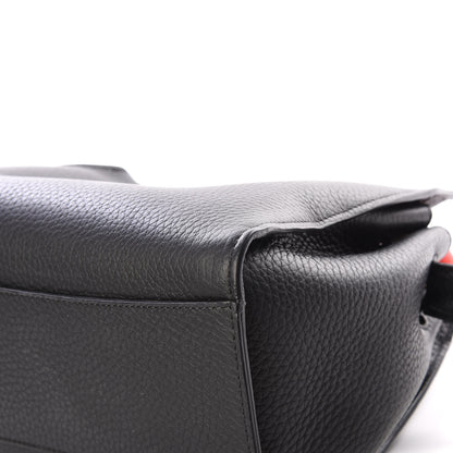 Mulberry Heavy Grain Small Iris Tote Black Red 8 of 10