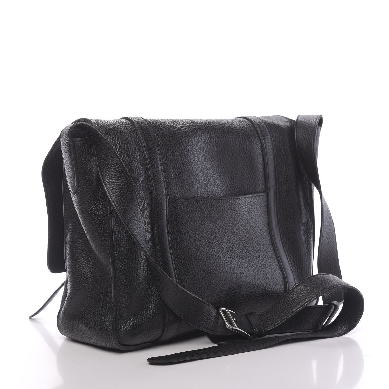Hermes Taurillon Clemence Steve Messenger 37 Black 4 of 10