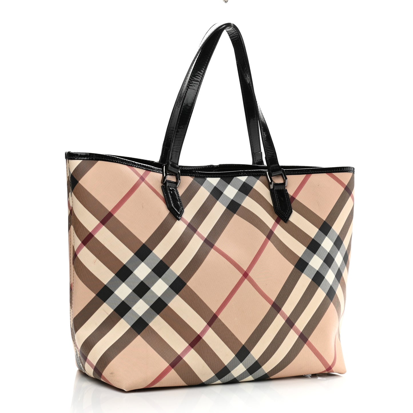 Nova Check Large Nickie Tote Black