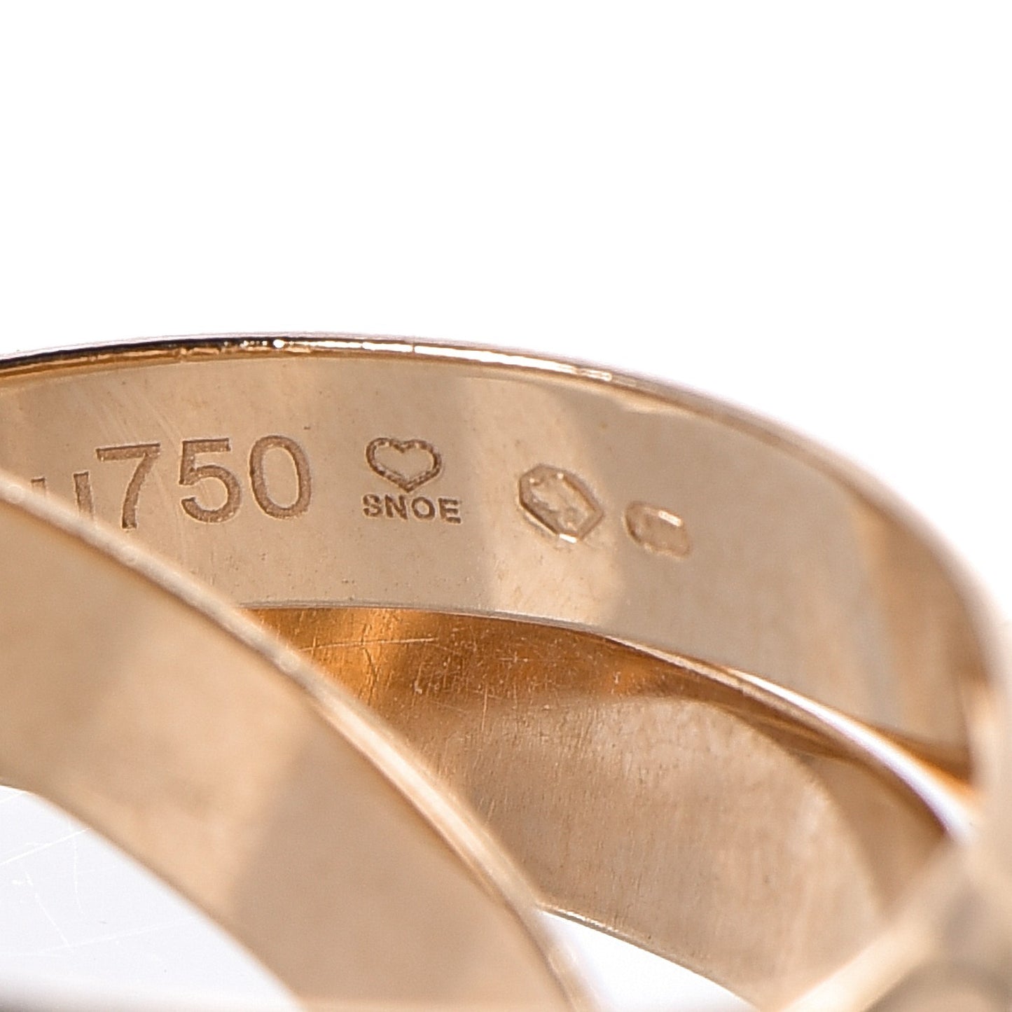 18K Pink Gold Classic Trinity Ring 57 8