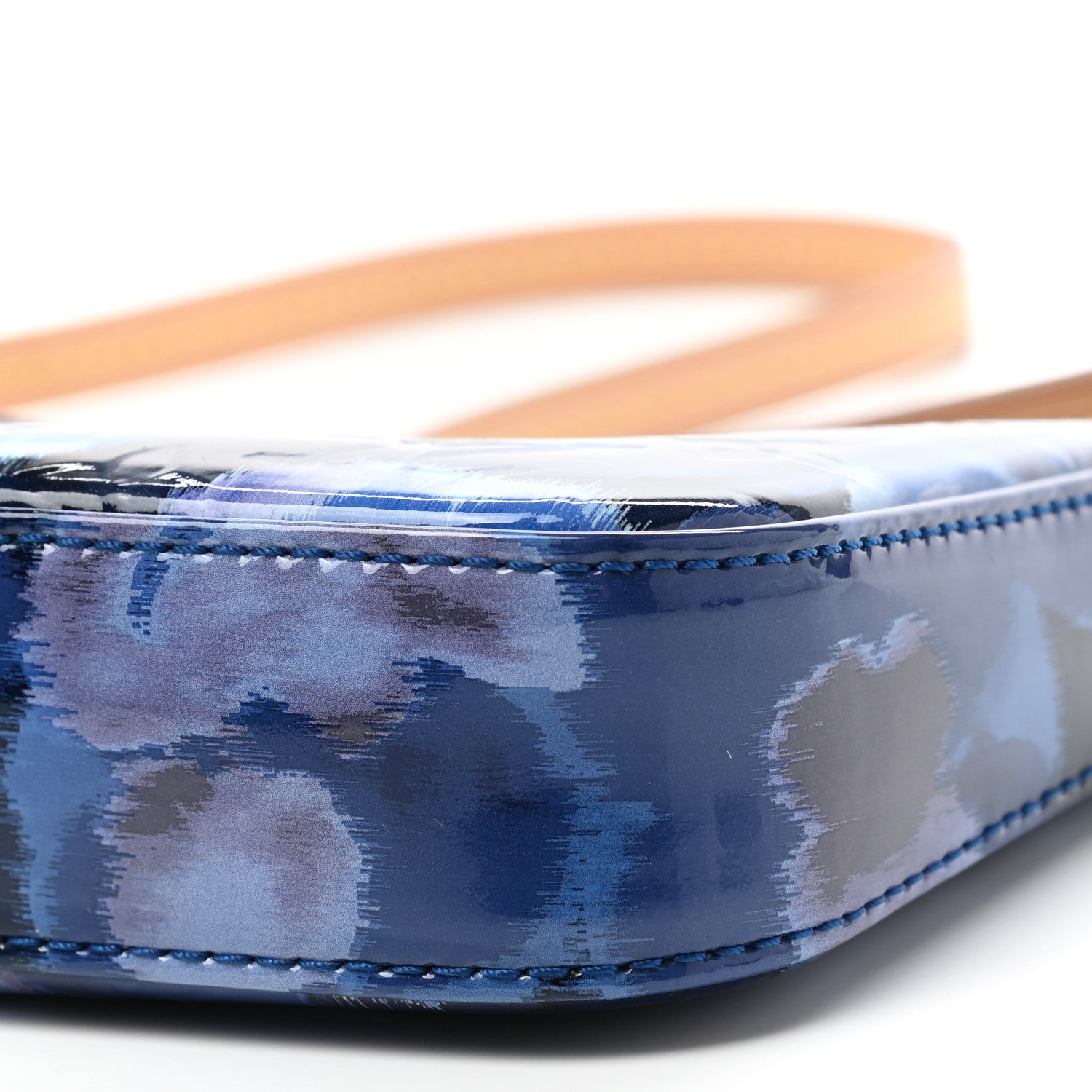 Louis Vuitton Vernis Ikat Pochette Accessories NM Grand Blue 8 of 8