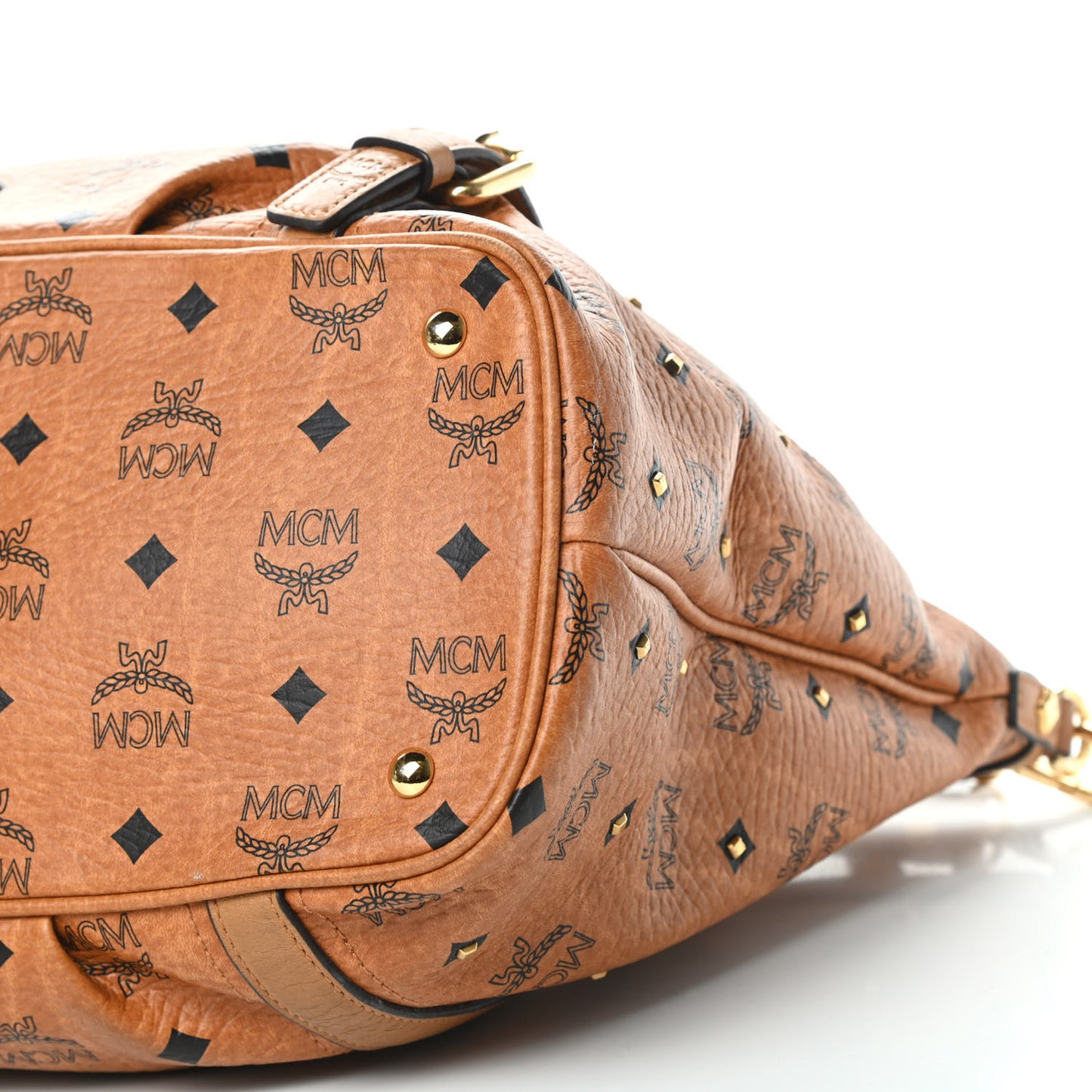 Visetos Medium Essentials Shopper Tote Cognac