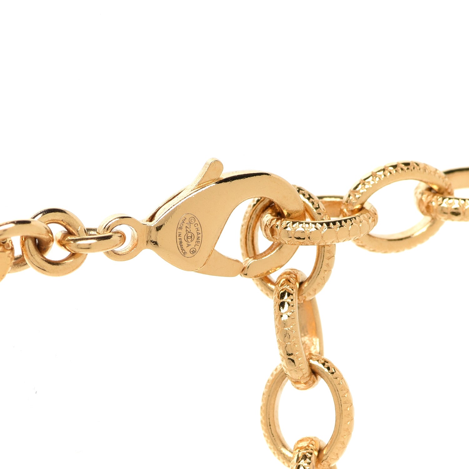 Chanel Crystal CC Multi Strand Chain Belt 75 Gold 4 of 5