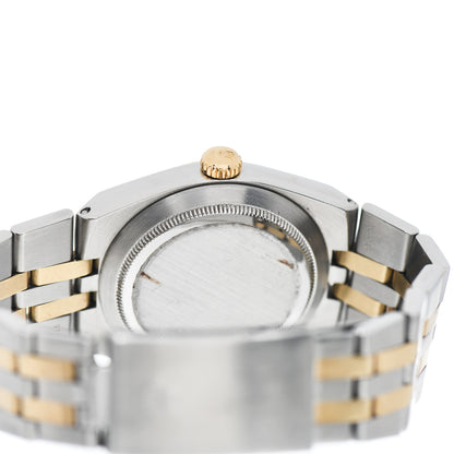 Rolex Stainless Steel 18K Yellow Gold 36mm OysterQuartz Datejust Watch White Roman 17013 4 of 4