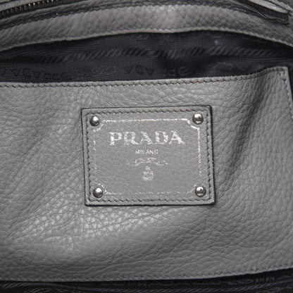 Prada Vitello Daino Side Pocket Tote Marmo 6 of 14