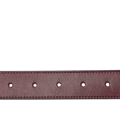 Gucci Plutone Calfskin Double G 30mm Belt 110 44 Rosso 3 of 7