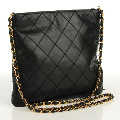 Chanel Lambskin Stitched Tassel Crossbody Black 3 of 8