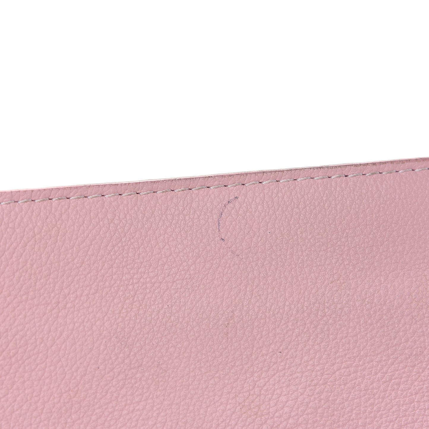 Soft Calfskin Lockme II Top Handle Rose Ballerine