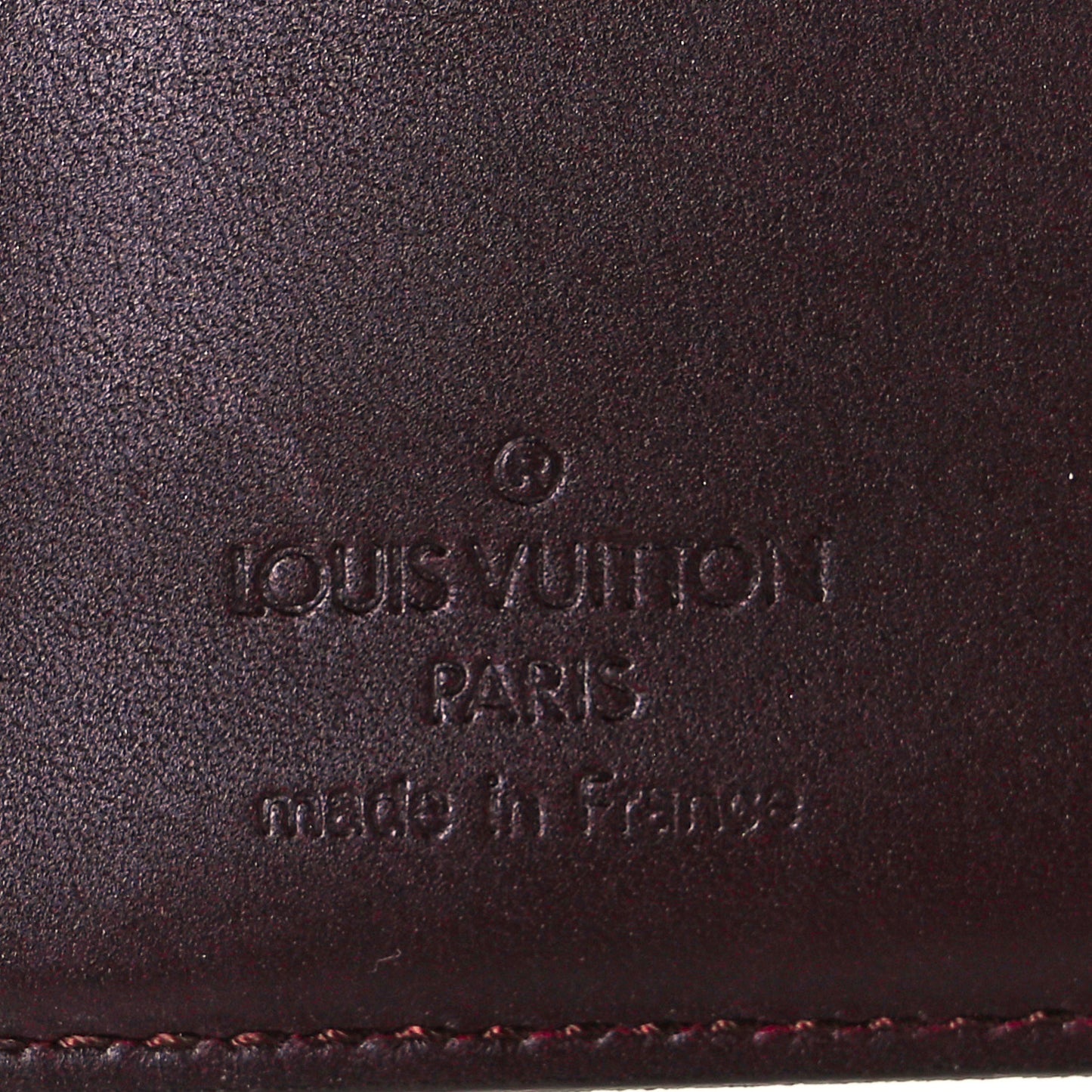 Vernis French Purse Wallet Amarante