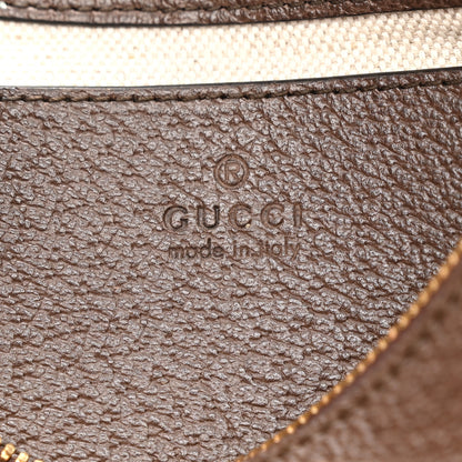 Gucci GG Supreme Monogram Textured Dollar Calfskin Web Small Ophidia GG Handbag Beige Ebony New Acero 6 of 10